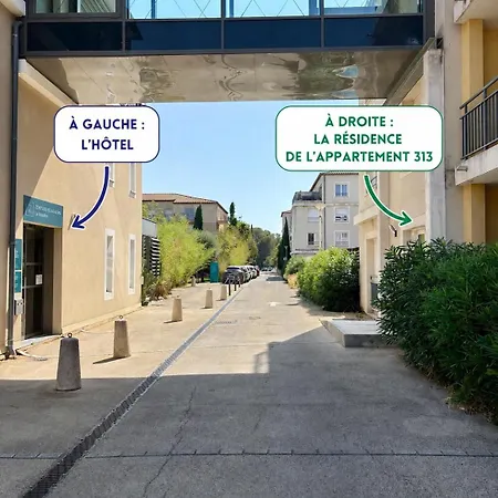 Apartamento T2 Terrasse, Piscine, Vue Golf, Proche Montpellier